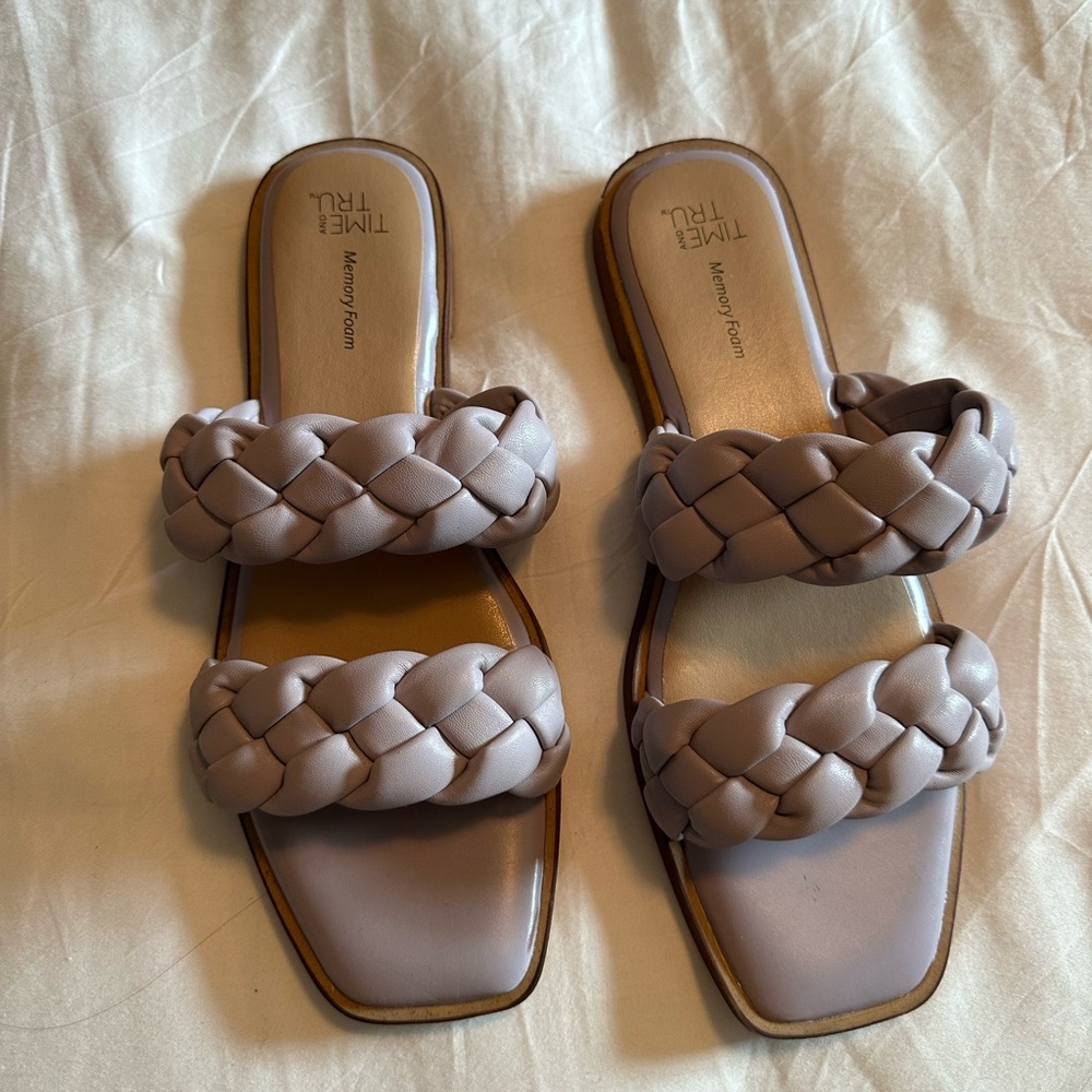 Lavender sandals